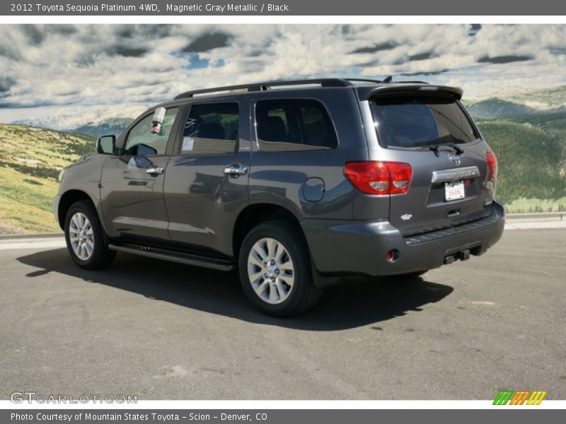 Magnetic Gray Metallic / Black 2012 Toyota Sequoia Platinum 4WD