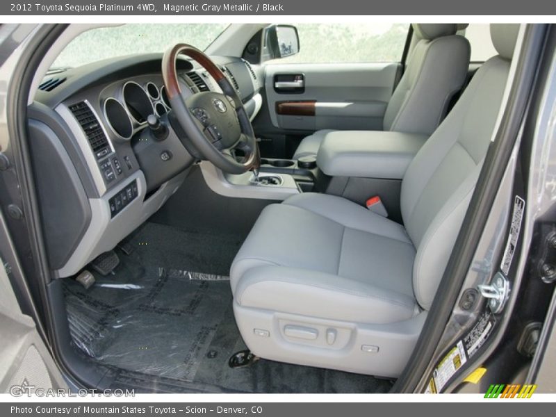  2012 Sequoia Platinum 4WD Black Interior