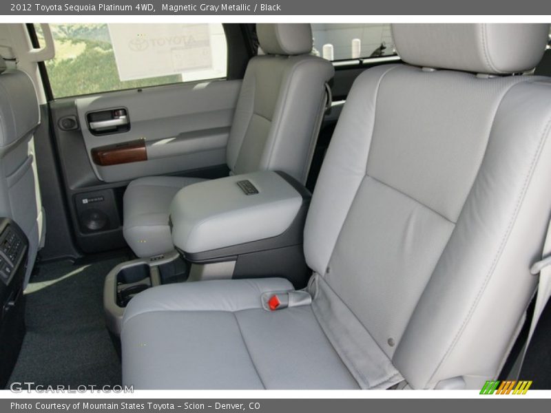  2012 Sequoia Platinum 4WD Black Interior