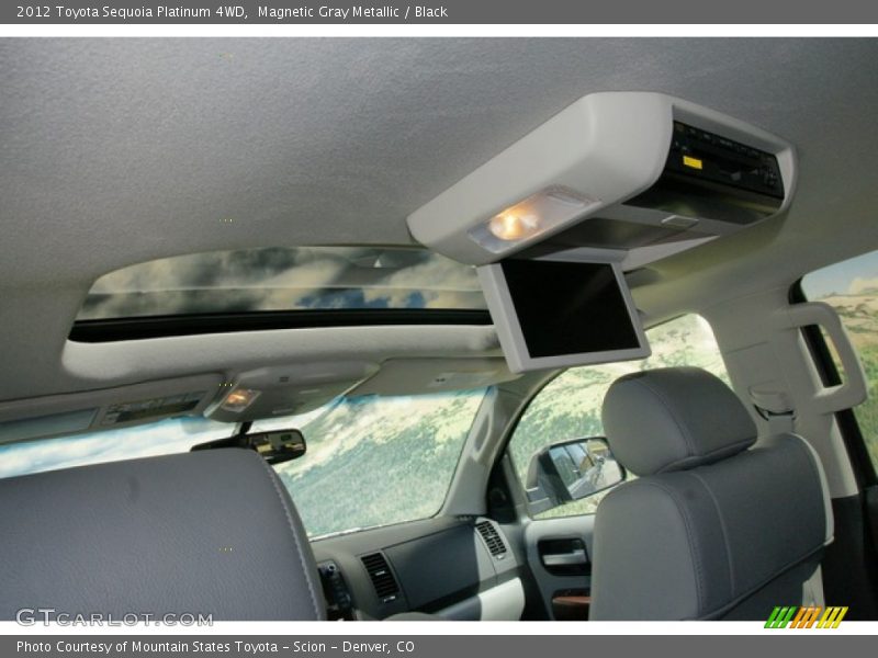  2012 Sequoia Platinum 4WD Black Interior