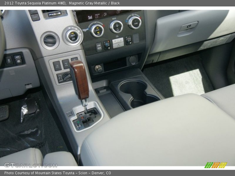 Magnetic Gray Metallic / Black 2012 Toyota Sequoia Platinum 4WD