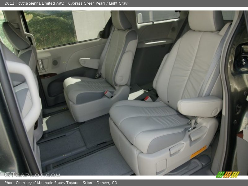 Cypress Green Pearl / Light Gray 2012 Toyota Sienna Limited AWD