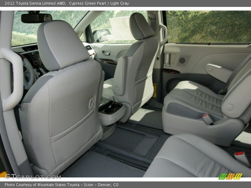 Cypress Green Pearl / Light Gray 2012 Toyota Sienna Limited AWD