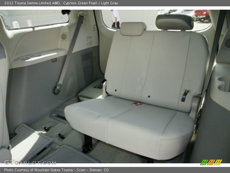 Cypress Green Pearl / Light Gray 2012 Toyota Sienna Limited AWD