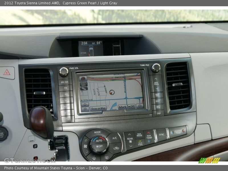 Cypress Green Pearl / Light Gray 2012 Toyota Sienna Limited AWD
