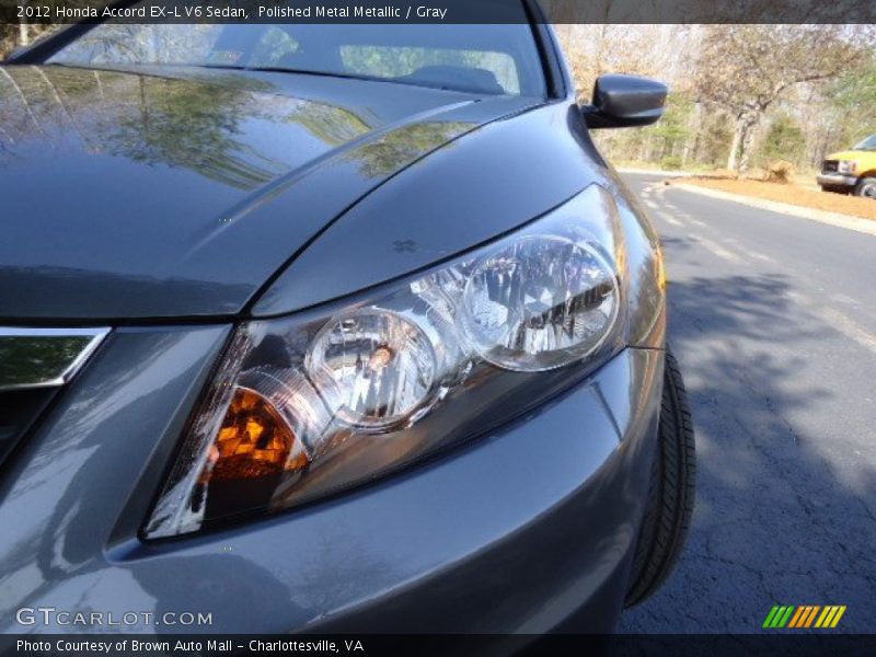 Polished Metal Metallic / Gray 2012 Honda Accord EX-L V6 Sedan