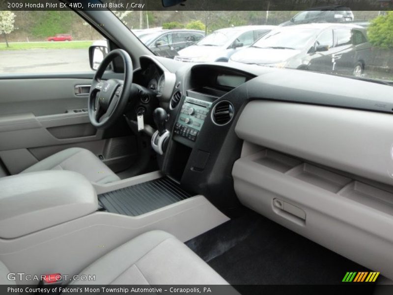 Formal Black / Gray 2009 Honda Pilot EX 4WD