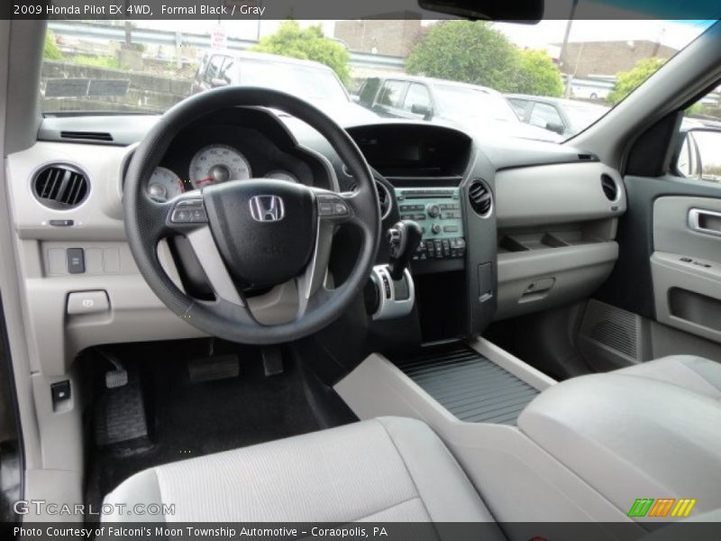 Formal Black / Gray 2009 Honda Pilot EX 4WD