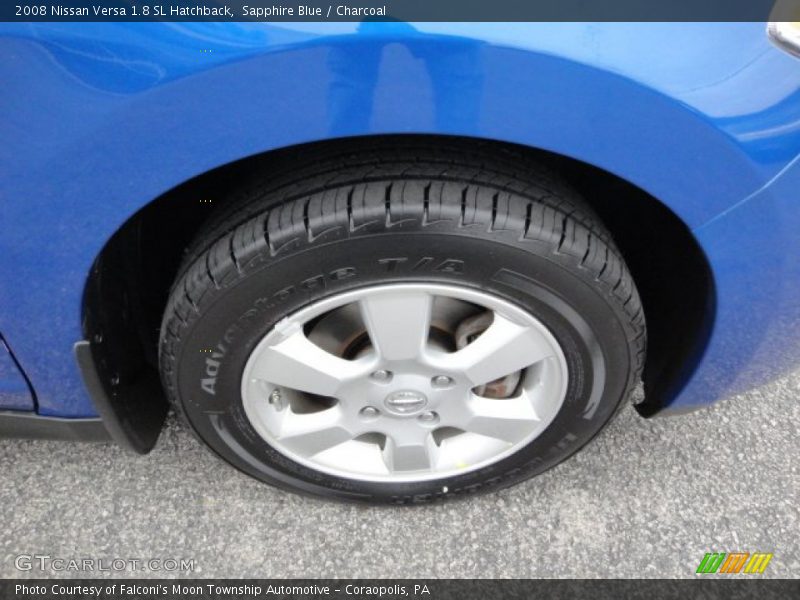 Sapphire Blue / Charcoal 2008 Nissan Versa 1.8 SL Hatchback