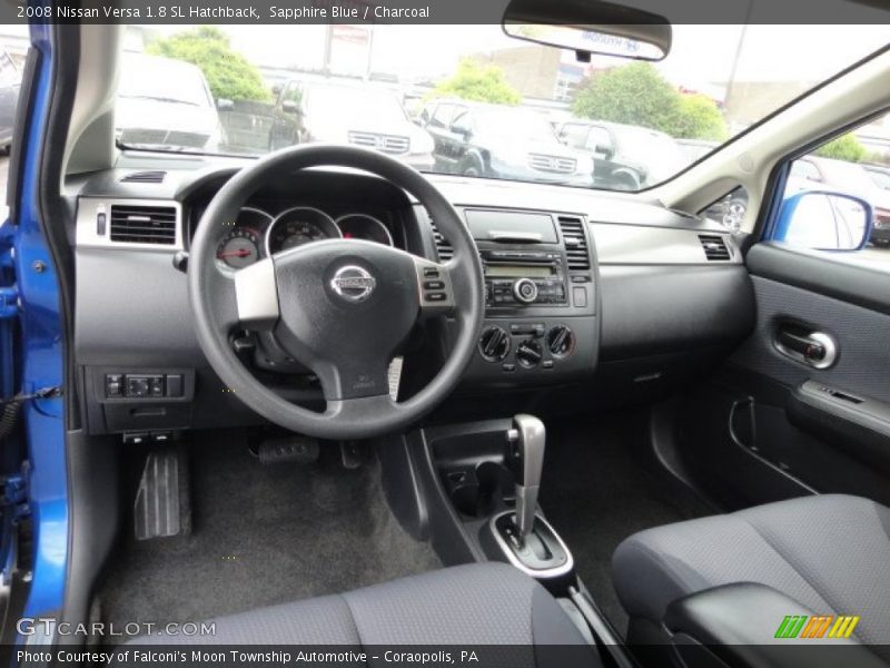 Sapphire Blue / Charcoal 2008 Nissan Versa 1.8 SL Hatchback