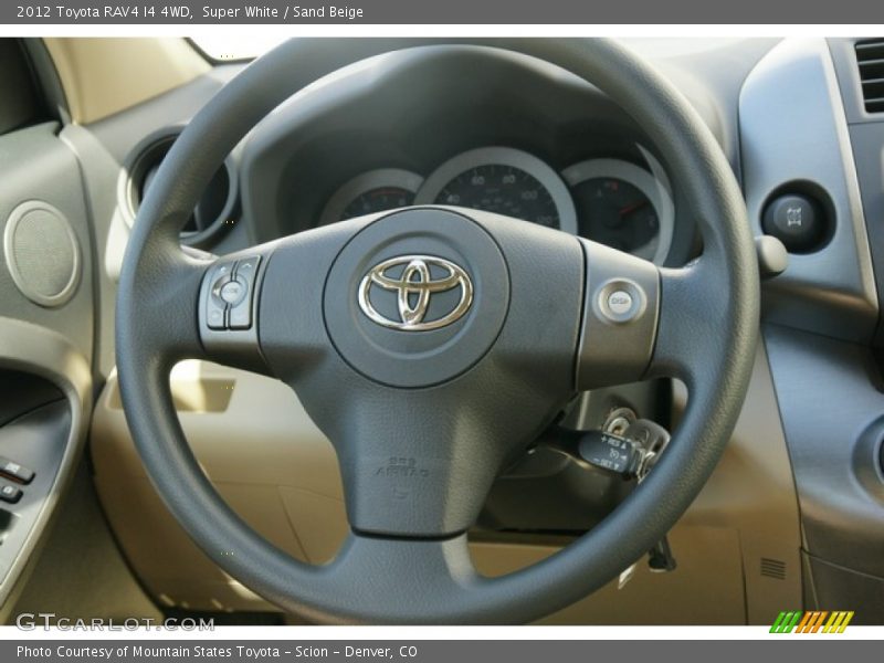 Super White / Sand Beige 2012 Toyota RAV4 I4 4WD