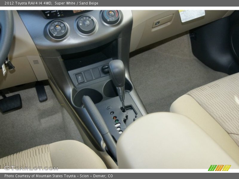 Super White / Sand Beige 2012 Toyota RAV4 I4 4WD