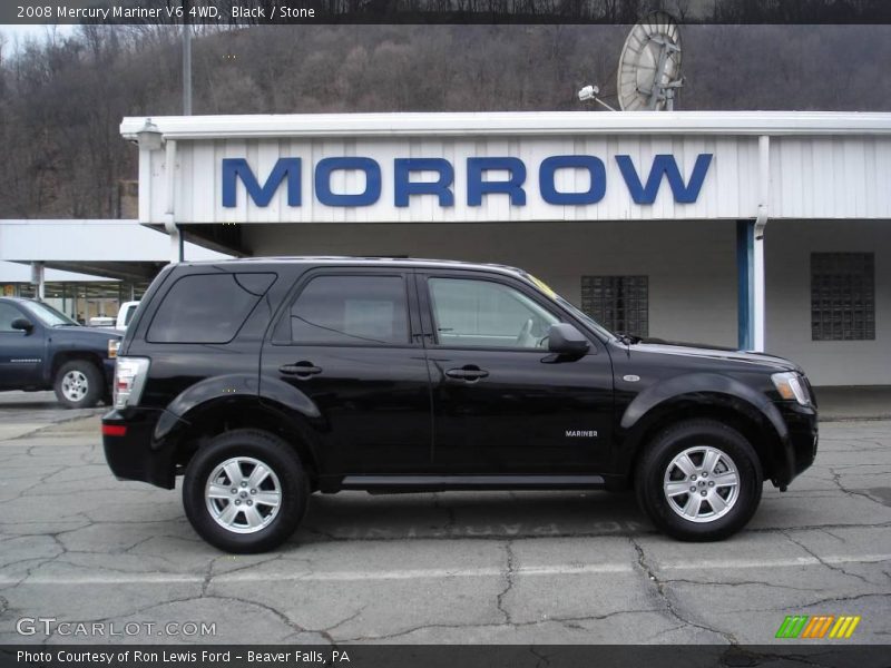 Black / Stone 2008 Mercury Mariner V6 4WD