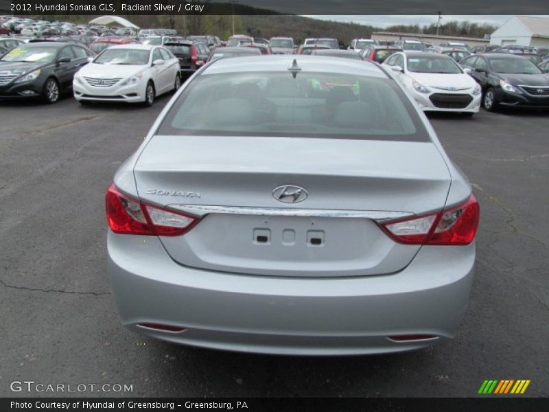 Radiant Silver / Gray 2012 Hyundai Sonata GLS