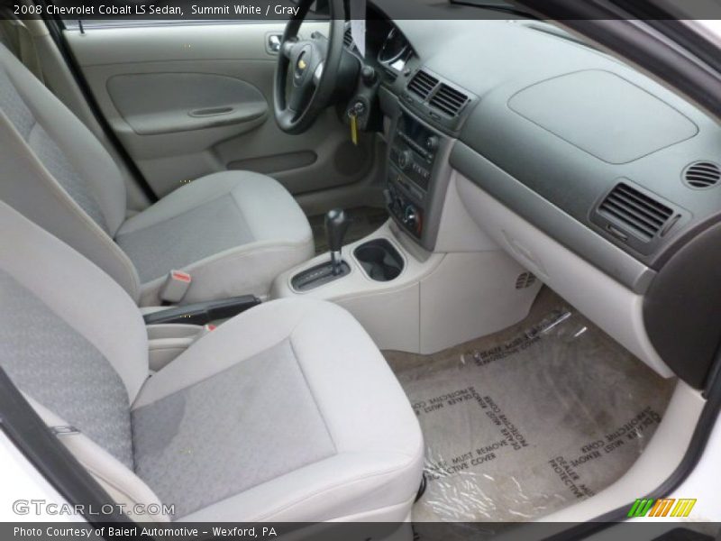 Summit White / Gray 2008 Chevrolet Cobalt LS Sedan