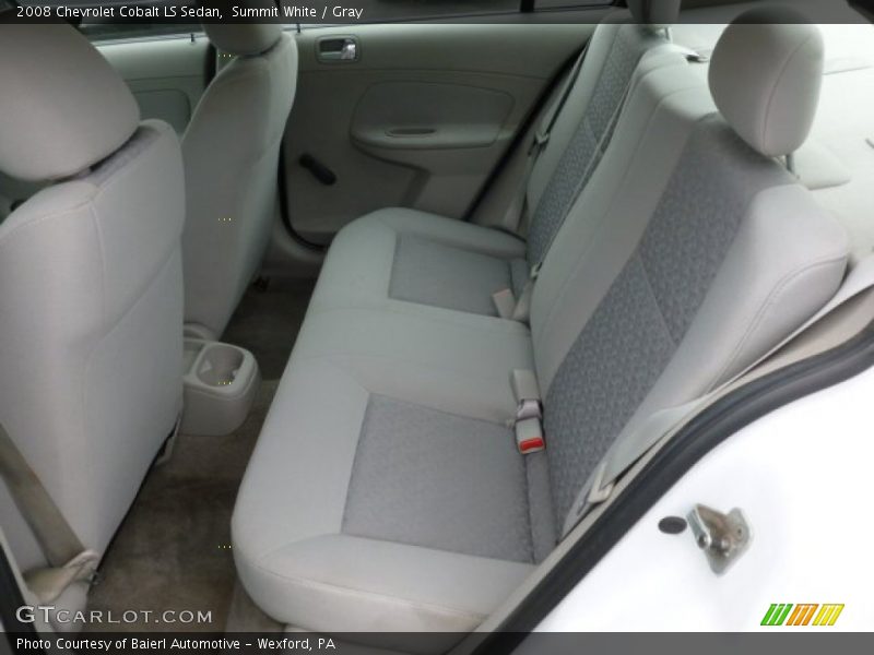 Summit White / Gray 2008 Chevrolet Cobalt LS Sedan