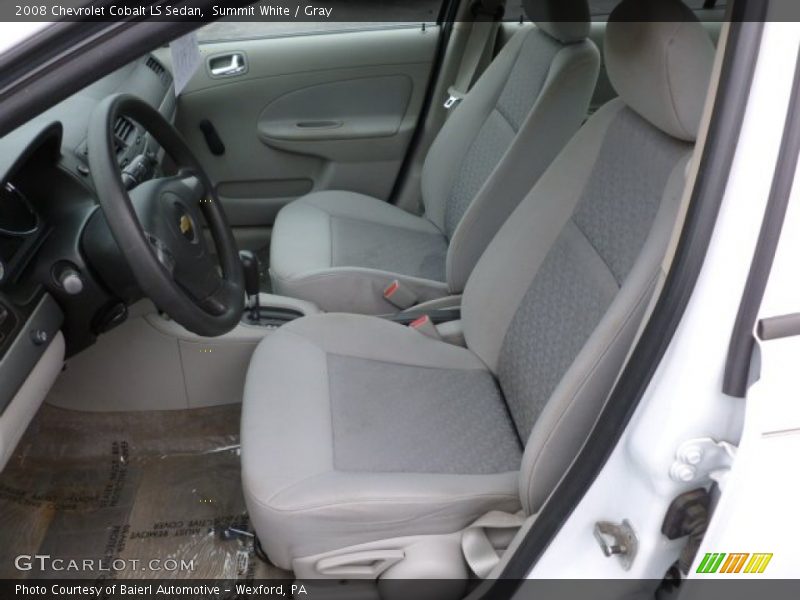 Summit White / Gray 2008 Chevrolet Cobalt LS Sedan