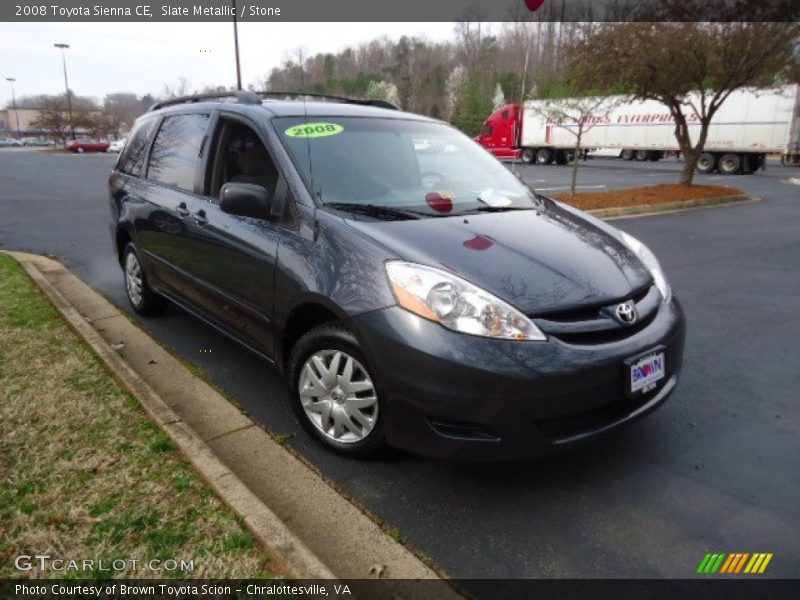Slate Metallic / Stone 2008 Toyota Sienna CE