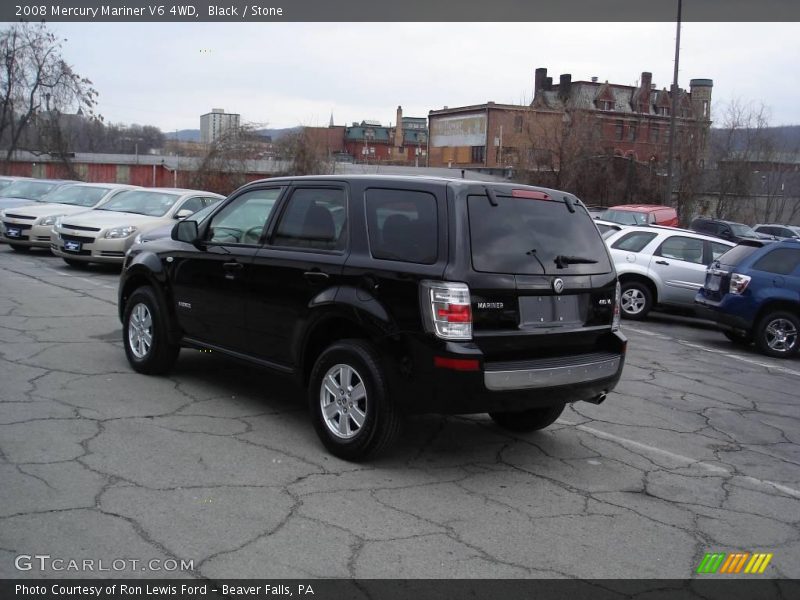 Black / Stone 2008 Mercury Mariner V6 4WD