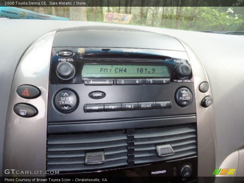 Slate Metallic / Stone 2008 Toyota Sienna CE