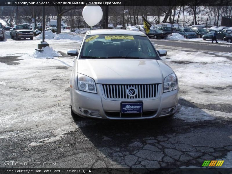 Silver Birch Metallic / Medium Light Stone 2008 Mercury Sable Sedan