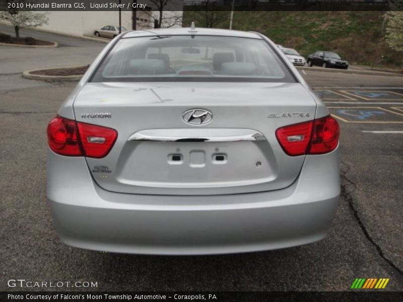 Liquid Silver / Gray 2010 Hyundai Elantra GLS