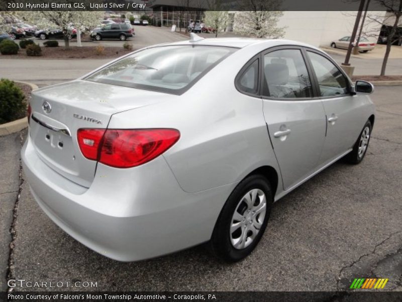 Liquid Silver / Gray 2010 Hyundai Elantra GLS