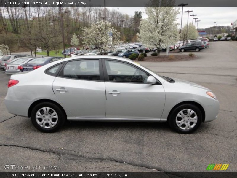 Liquid Silver / Gray 2010 Hyundai Elantra GLS