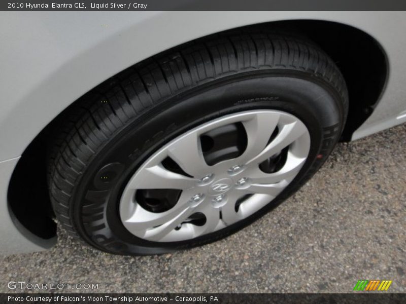 Liquid Silver / Gray 2010 Hyundai Elantra GLS