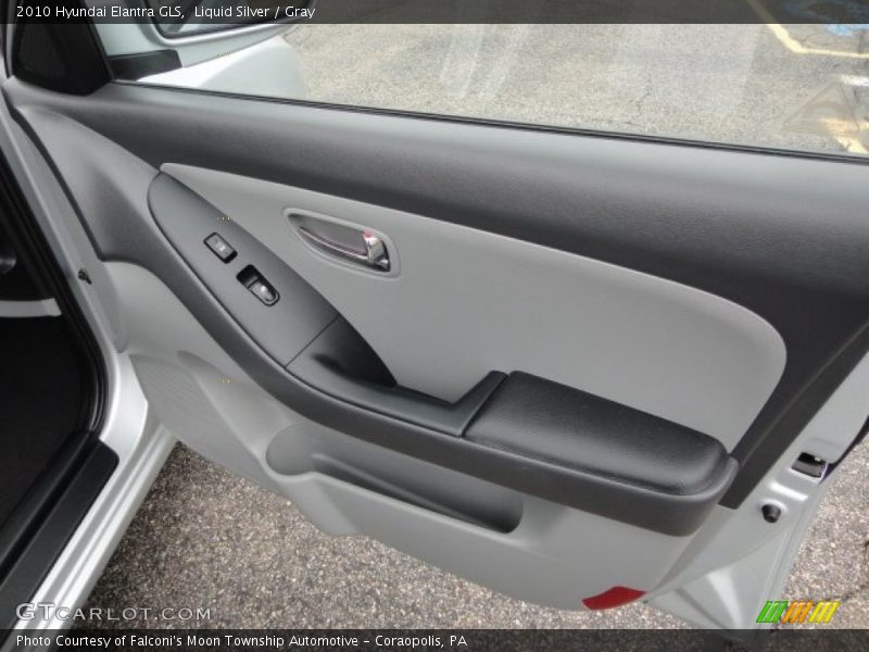 Liquid Silver / Gray 2010 Hyundai Elantra GLS