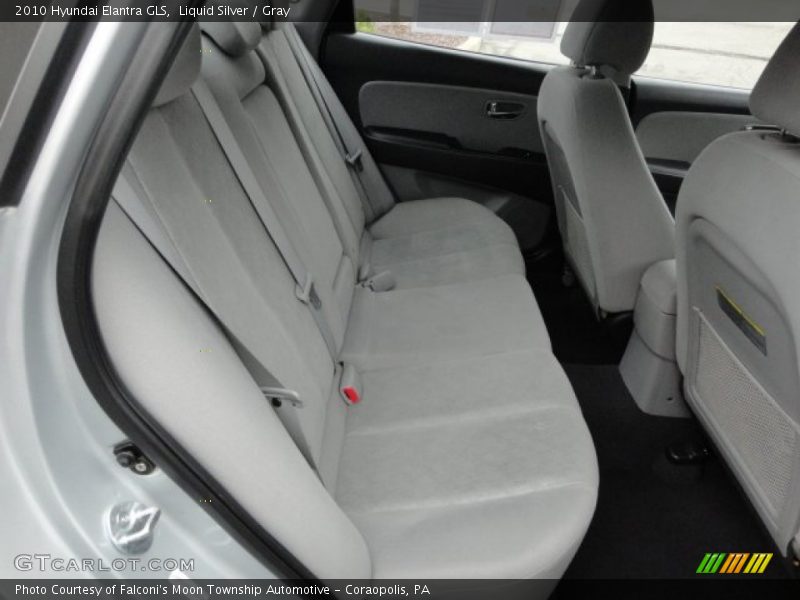 Liquid Silver / Gray 2010 Hyundai Elantra GLS