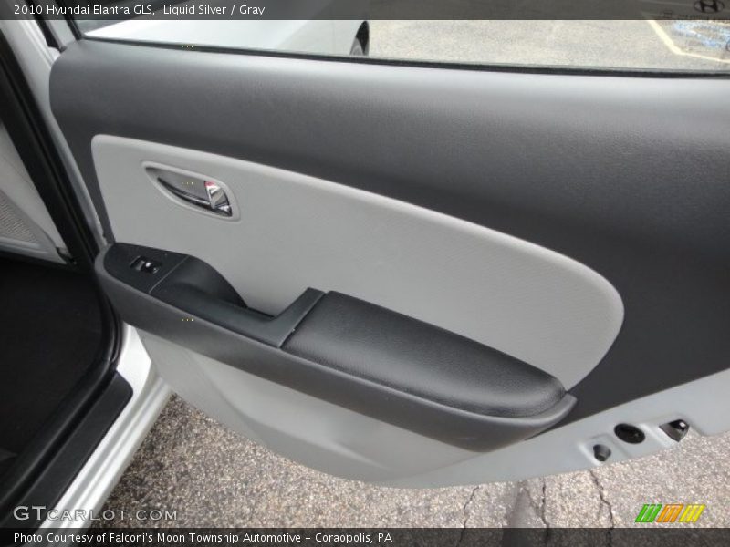 Liquid Silver / Gray 2010 Hyundai Elantra GLS