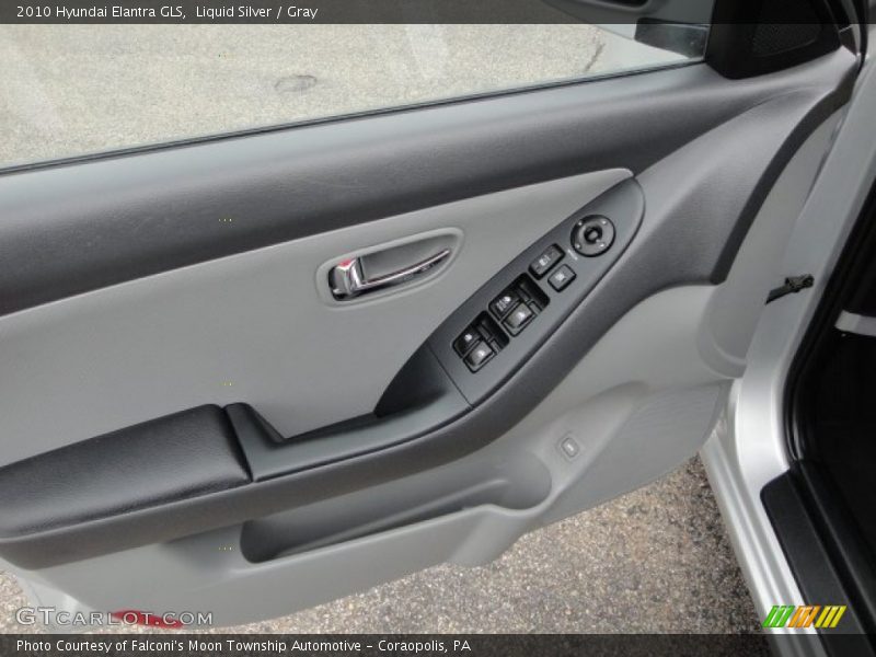 Liquid Silver / Gray 2010 Hyundai Elantra GLS
