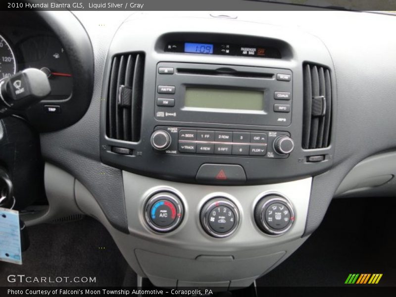 Liquid Silver / Gray 2010 Hyundai Elantra GLS