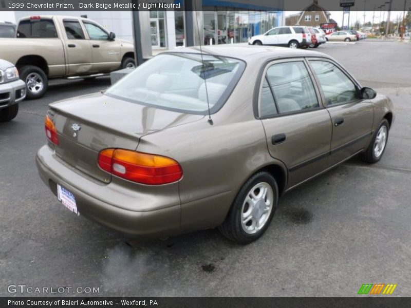 Dark Beige Metallic / Light Neutral 1999 Chevrolet Prizm