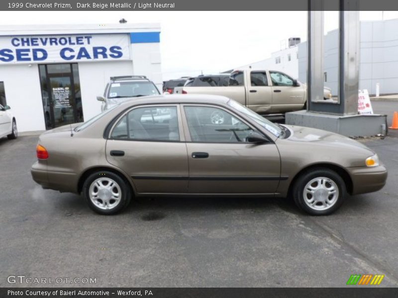 Dark Beige Metallic / Light Neutral 1999 Chevrolet Prizm