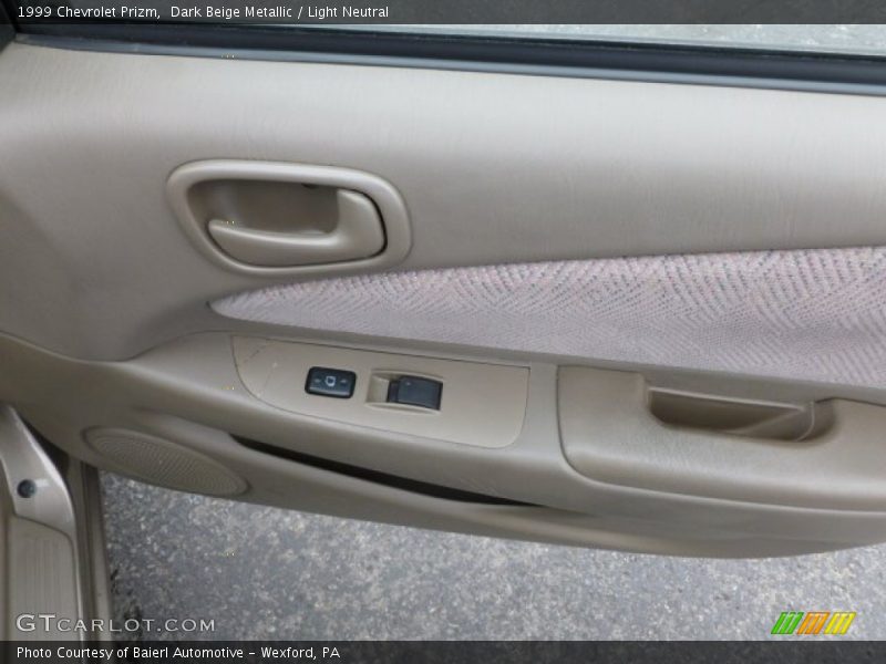 Dark Beige Metallic / Light Neutral 1999 Chevrolet Prizm