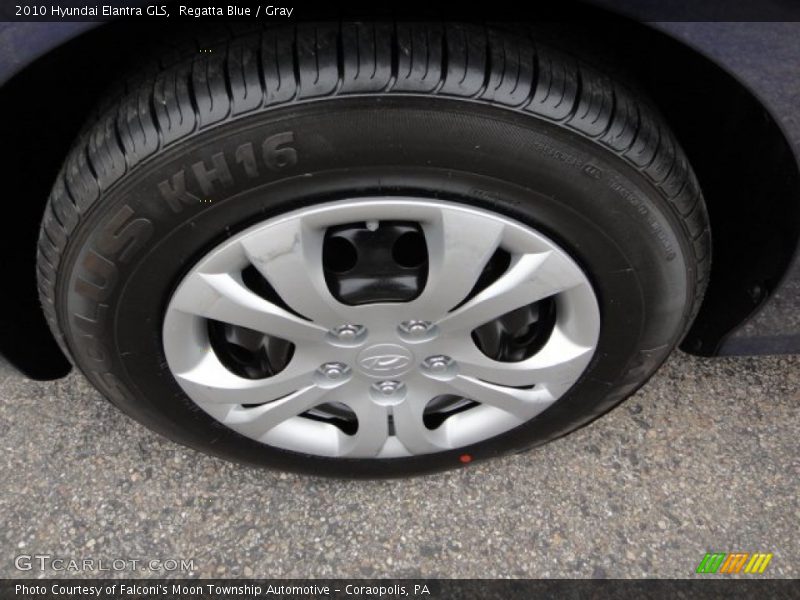 Regatta Blue / Gray 2010 Hyundai Elantra GLS