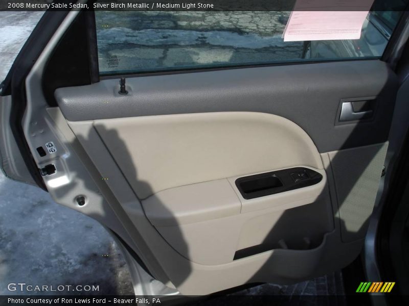 Silver Birch Metallic / Medium Light Stone 2008 Mercury Sable Sedan