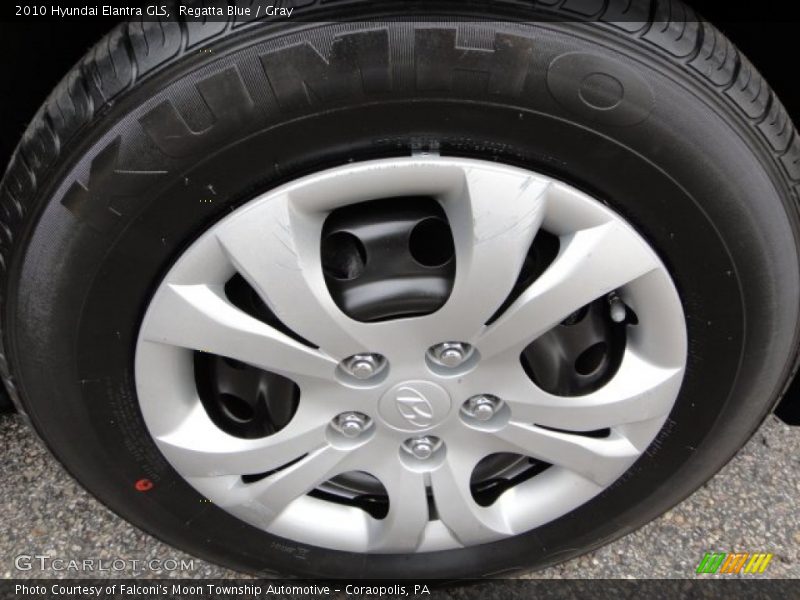 Regatta Blue / Gray 2010 Hyundai Elantra GLS