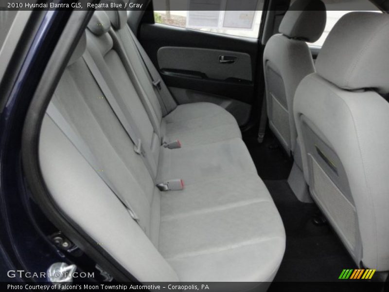 Regatta Blue / Gray 2010 Hyundai Elantra GLS