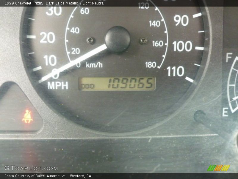 Dark Beige Metallic / Light Neutral 1999 Chevrolet Prizm