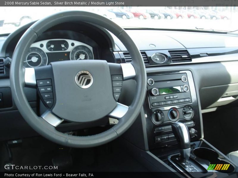 Silver Birch Metallic / Medium Light Stone 2008 Mercury Sable Sedan