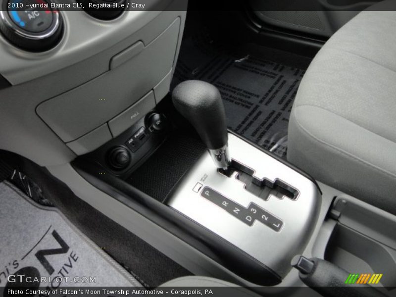 Regatta Blue / Gray 2010 Hyundai Elantra GLS
