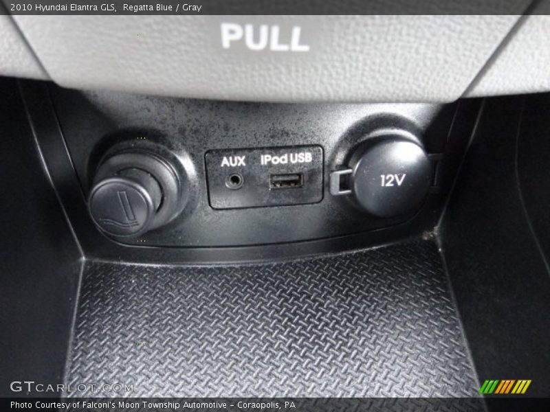 Regatta Blue / Gray 2010 Hyundai Elantra GLS