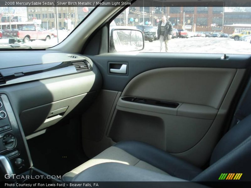 Silver Birch Metallic / Medium Light Stone 2008 Mercury Sable Sedan