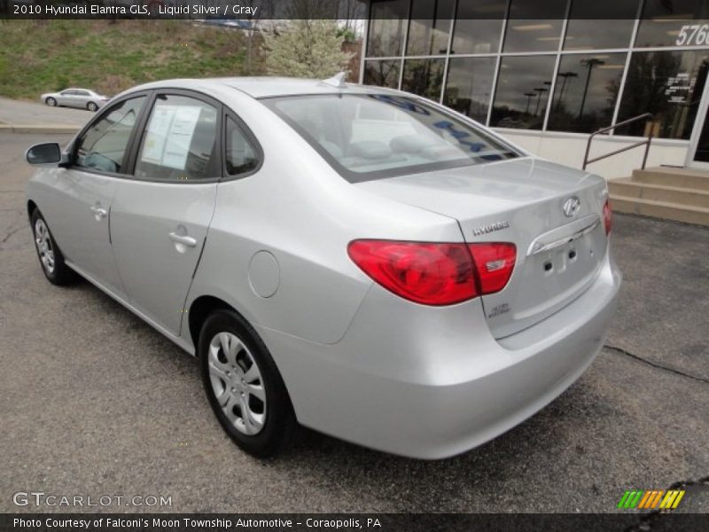 Liquid Silver / Gray 2010 Hyundai Elantra GLS