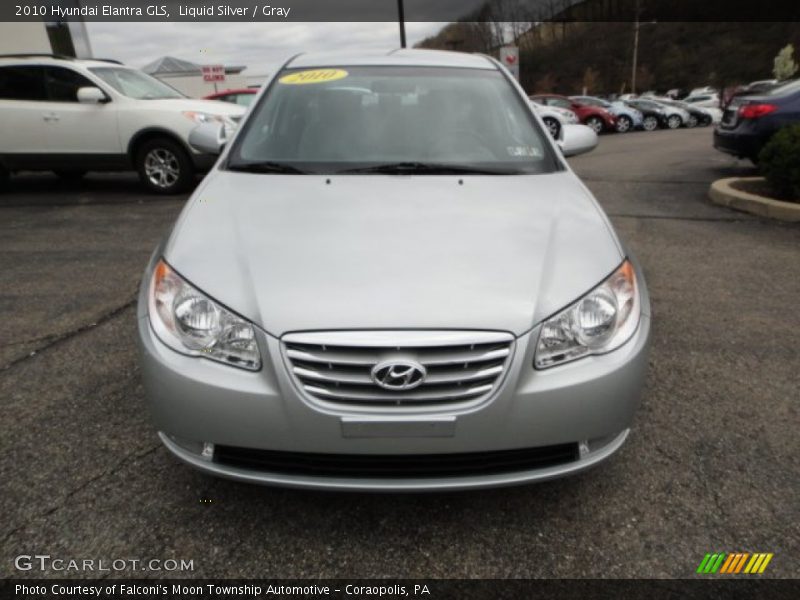 Liquid Silver / Gray 2010 Hyundai Elantra GLS