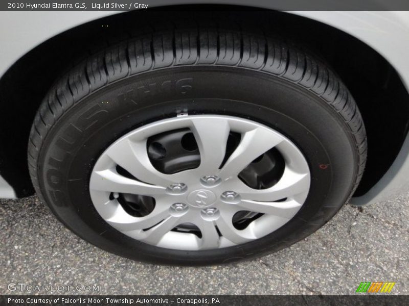 Liquid Silver / Gray 2010 Hyundai Elantra GLS