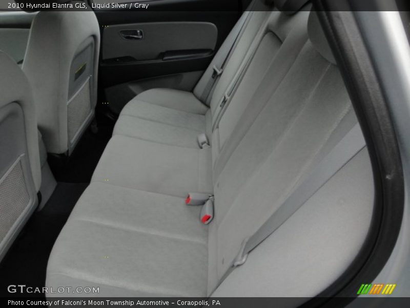 Liquid Silver / Gray 2010 Hyundai Elantra GLS
